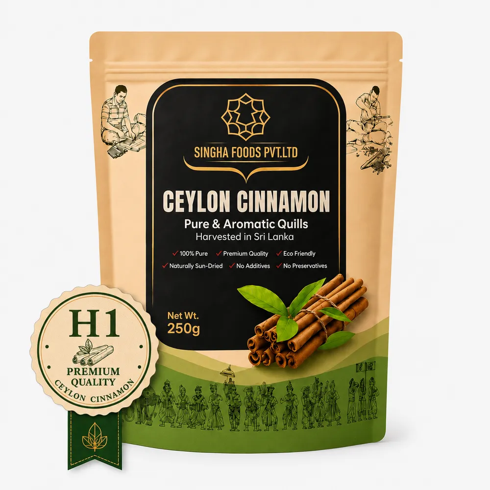 Singha Foods H1 grade Ceylon cinnamon pack