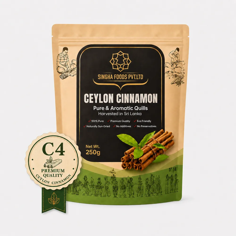 Singha Foods C4 grade Ceylon cinnamon pack
